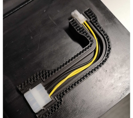 Embedded sensor within a 3D printed part