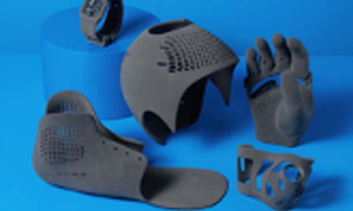 Selection of 3D printed orthotics